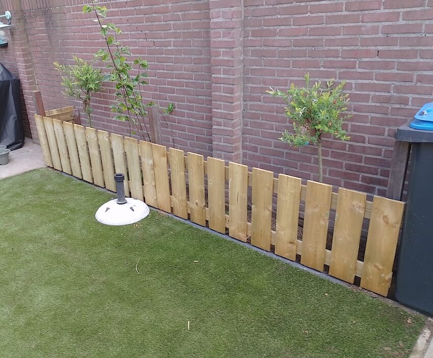 Tuinhekje gemaakt door klusjesman